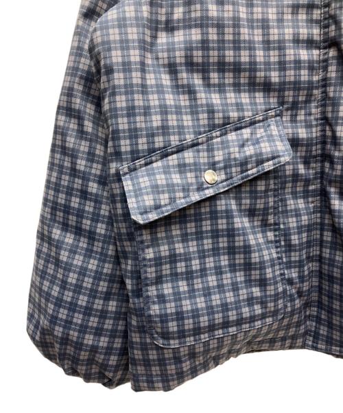 Bleme（ブレム）Bleme (ブレム) ファイヤーマン ボリューム 中綿ブルゾン ネイビー×グレー サイズ:SIZE XLの古着・服飾アイテム