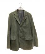 ISSEY MIYAKE WHITE LABELイッセイミヤケホワイトレーベル）の古着「レザーコート」｜ブラック