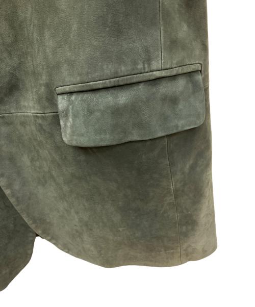 ISSEY MIYAKE WHITE LABEL（イッセイミヤケホワイトレーベル）ISSEY MIYAKE WHITE LABEL (イッセイミヤケホワイトレーベル) レザーコート ブラック サイズ:SIZE 4の古着・服飾アイテム