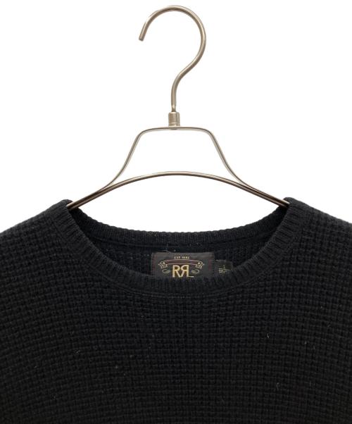 RRL（ダブルアールエル）RRL (ダブルアールエル) 厚手ニット ブラック サイズ:SIZE Lの古着・服飾アイテム