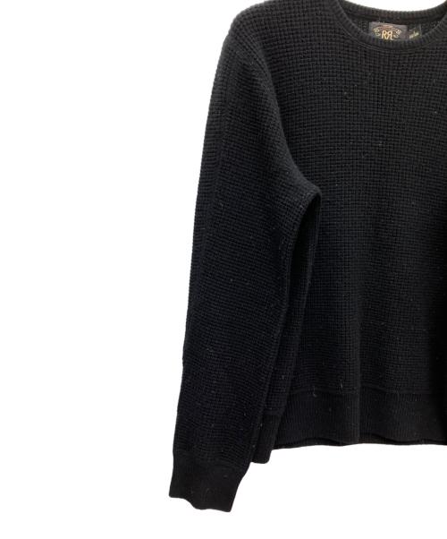 RRL（ダブルアールエル）RRL (ダブルアールエル) 厚手ニット ブラック サイズ:SIZE Lの古着・服飾アイテム