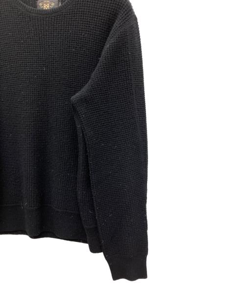 RRL（ダブルアールエル）RRL (ダブルアールエル) 厚手ニット ブラック サイズ:SIZE Lの古着・服飾アイテム