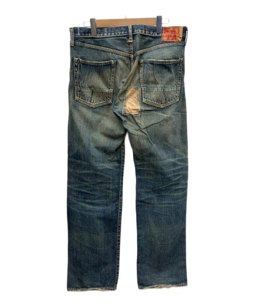 KAPITAL（キャピタル）KAPITAL (キャピタル) ダメージ加工デニムパンツ インディゴ サイズ:W36の古着・服飾アイテム