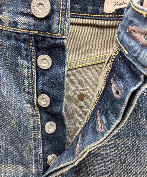 KAPITAL（キャピタル）KAPITAL (キャピタル) ダメージ加工デニムパンツ インディゴ サイズ:W36の古着・服飾アイテム