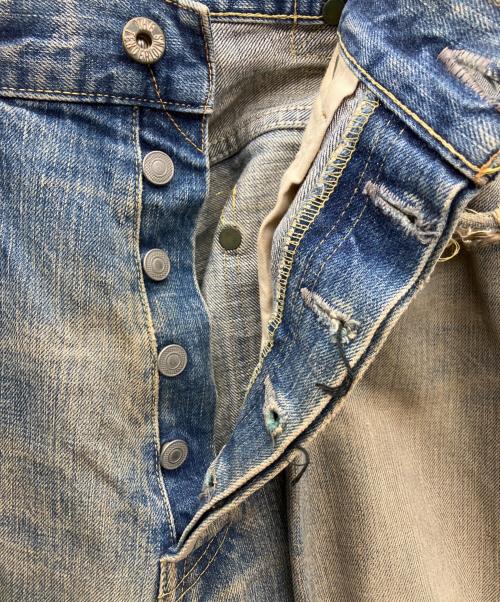 TENDERLOIN（テンダーロイン）TENDERLOIN (テンダーロイン) ダメージデニムパンツ インディゴ サイズ:W34の古着・服飾アイテム