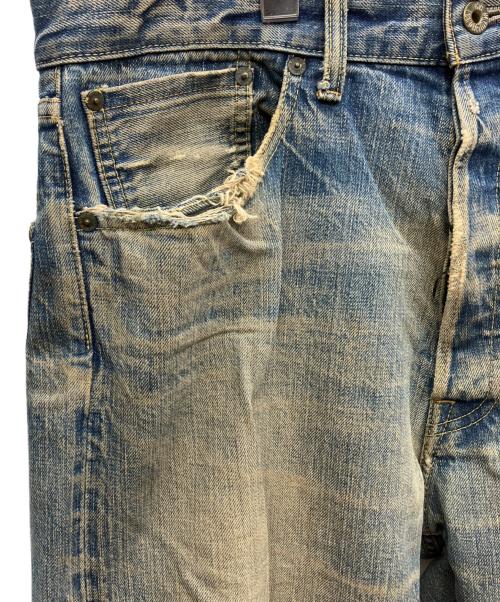 TENDERLOIN（テンダーロイン）TENDERLOIN (テンダーロイン) ダメージデニムパンツ インディゴ サイズ:W34の古着・服飾アイテム