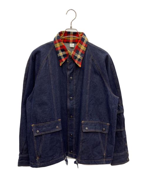 ノーブランド（ノーブランド）ノーブランド (ノーブランド) カバーオール インディゴ サイズ:XLの古着・服飾アイテム