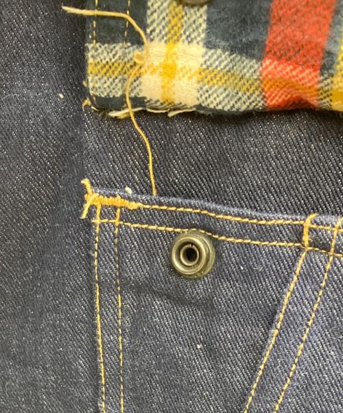 ノーブランド（ノーブランド）ノーブランド (ノーブランド) カバーオール インディゴ サイズ:XLの古着・服飾アイテム