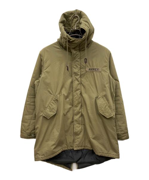 AVIREX（アヴィレックス）AVIREX (アヴィレックス) モッズコート カーキ サイズ:XLの古着・服飾アイテム