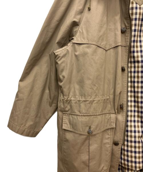 Aquascutum（アクアスキュータム）Aquascutum (アクアスキュータム) フーデッドコート ベージュ サイズ:LLの古着・服飾アイテム