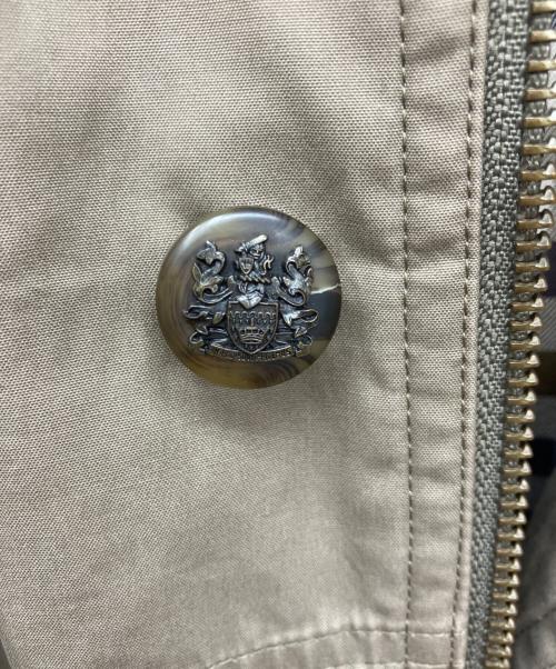 Aquascutum（アクアスキュータム）Aquascutum (アクアスキュータム) フーデッドコート ベージュ サイズ:LLの古着・服飾アイテム