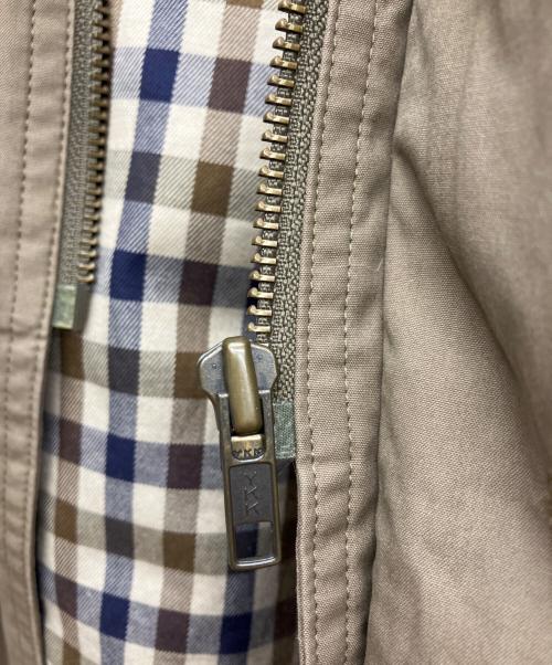 Aquascutum（アクアスキュータム）Aquascutum (アクアスキュータム) フーデッドコート ベージュ サイズ:LLの古着・服飾アイテム