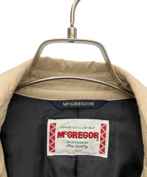 McGREGOR（マックレガー）McGREGOR (マックレガー) ダウンコート ベージュ サイズ:SIZE Lの古着・服飾アイテム