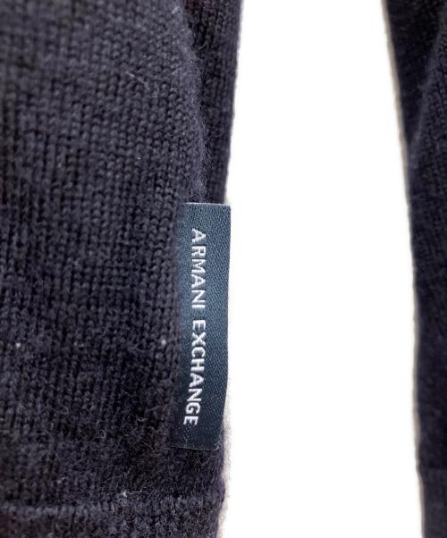ARMANI EXCHANGE（アルマーニ エクスチェンジ）ARMANI EXCHANGE (アルマーニ エクスチェンジ) 薄手ニット ネイビー サイズ:XLの古着・服飾アイテム