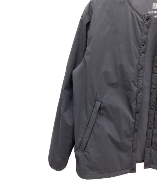 DANTON（ダントン）DANTON (ダントン) プリマロフトノーカラージャケット ブラック サイズ:40の古着・服飾アイテム