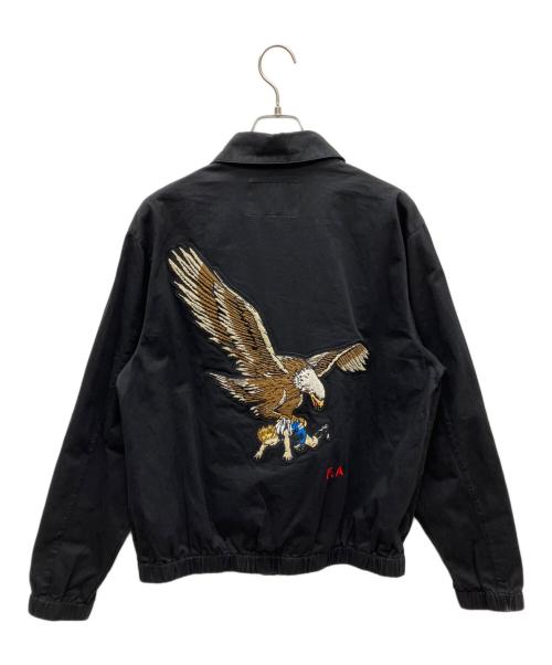 FUCKING AWESOME（ファッキンオーサム）FUCKING AWESOME (ファッキンオーサム) ウォッシュドハリントンジャケット ブラック サイズ:Mの古着・服飾アイテム