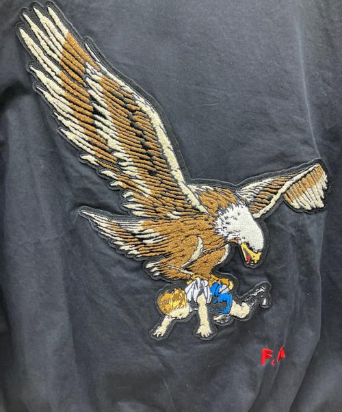 FUCKING AWESOME（ファッキンオーサム）FUCKING AWESOME (ファッキンオーサム) ウォッシュドハリントンジャケット ブラック サイズ:Mの古着・服飾アイテム