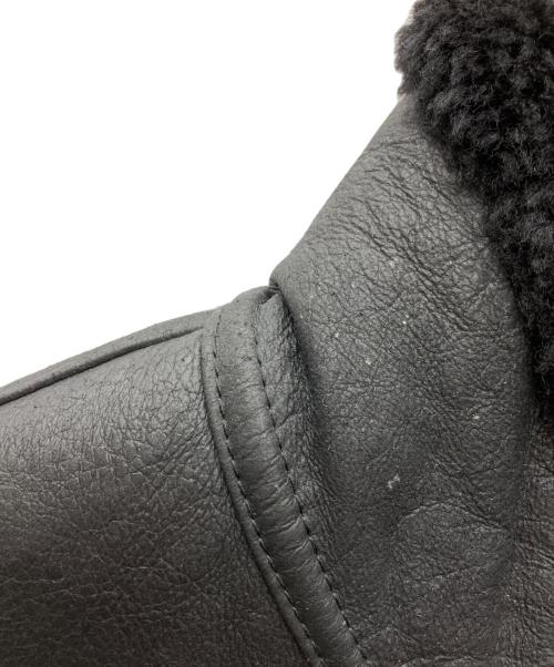 ノーブランド（ノーブランド）ノーブランド (ノーブランド) ムートンベスト ブラック サイズ:Mの古着・服飾アイテム