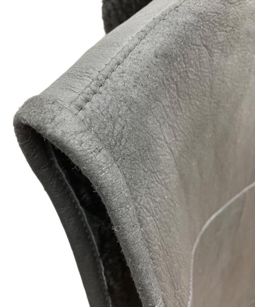 ノーブランド（ノーブランド）ノーブランド (ノーブランド) ムートンベスト ブラック サイズ:Mの古着・服飾アイテム