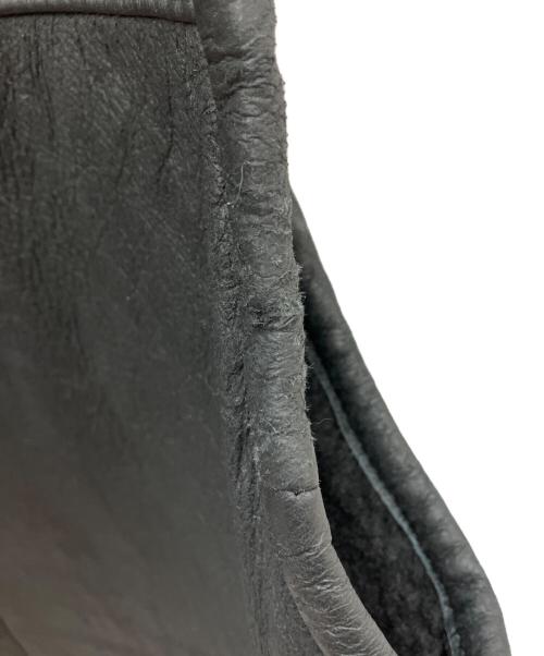 ノーブランド（ノーブランド）ノーブランド (ノーブランド) ムートンベスト ブラック サイズ:Mの古着・服飾アイテム