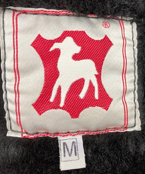 ノーブランド（ノーブランド）ノーブランド (ノーブランド) ムートンベスト ブラック サイズ:Mの古着・服飾アイテム