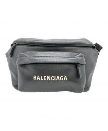 BALENCIAGA（バレンシアガ）の古着「EVERYDAY BELTPACK SMOOTH CARF LOGO」｜ブラック