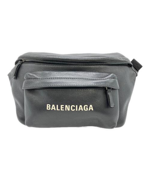BALENCIAGA（バレンシアガ）BALENCIAGA (バレンシアガ) EVERYDAY BELTPACK SMOOTH CARF LOGO ブラックの古着・服飾アイテム