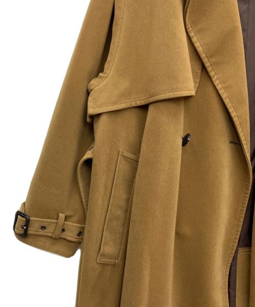 Aresense（アーセンス）Aresense (アーセンス) ベルト付チェスターコート ブラウン サイズ:36の古着・服飾アイテム