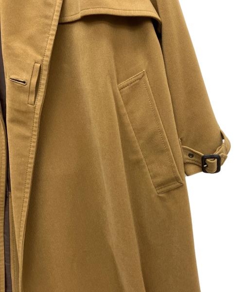 Aresense（アーセンス）Aresense (アーセンス) ベルト付チェスターコート ブラウン サイズ:36の古着・服飾アイテム