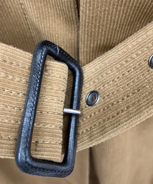 Aresense（アーセンス）Aresense (アーセンス) ベルト付チェスターコート ブラウン サイズ:36の古着・服飾アイテム