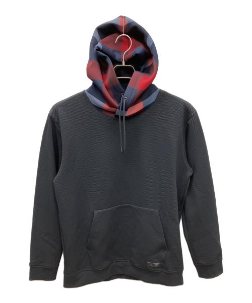 BLACK LABEL CRESTBRIDGE（ブラックレーベル クレストブリッジ）BLACK LABEL CRESTBRIDGE (ブラックレーベル クレストブリッジ) メッシュパーカー ブラック サイズ:L 未使用品の古着・服飾アイテム