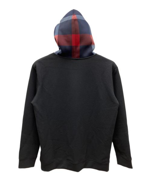 BLACK LABEL CRESTBRIDGE（ブラックレーベル クレストブリッジ）BLACK LABEL CRESTBRIDGE (ブラックレーベル クレストブリッジ) メッシュパーカー ブラック サイズ:L 未使用品の古着・服飾アイテム