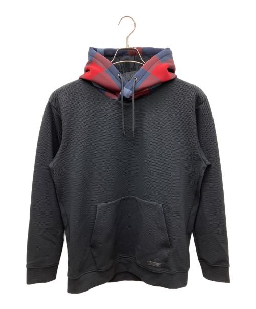 BLACK LABEL CRESTBRIDGE（ブラックレーベル クレストブリッジ）BLACK LABEL CRESTBRIDGE (ブラックレーベル クレストブリッジ) メッシュパーカー ブラック サイズ:L 未使用品の古着・服飾アイテム