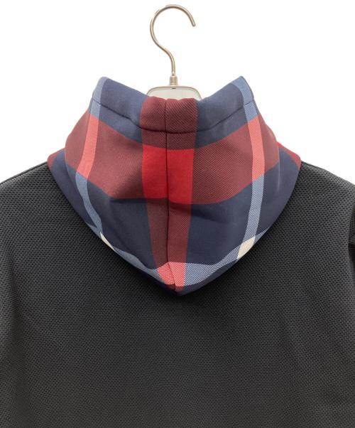 BLACK LABEL CRESTBRIDGE（ブラックレーベル クレストブリッジ）BLACK LABEL CRESTBRIDGE (ブラックレーベル クレストブリッジ) メッシュパーカー ブラック サイズ:L 未使用品の古着・服飾アイテム