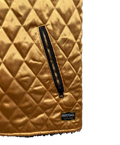 REDTAiL（レッドテイル）REDTAIL (レッドテイル) リバーシブルボアベスト ブラック×イエロー サイズ:表記無しの古着・服飾アイテム