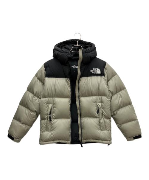 THE NORTH FACE（ザ ノース フェイス）THE NORTH FACE (ザ ノース フェイス) ヌプシフーディジャケット グレー×ブラック サイズ:Mの古着・服飾アイテム