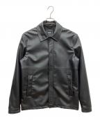 ZARA×DNWRザラ）の古着「フェイクレザージャケット」｜ブラック