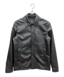 ZARA×DNWR（ザラ）の古着「フェイクレザージャケット」｜ブラック