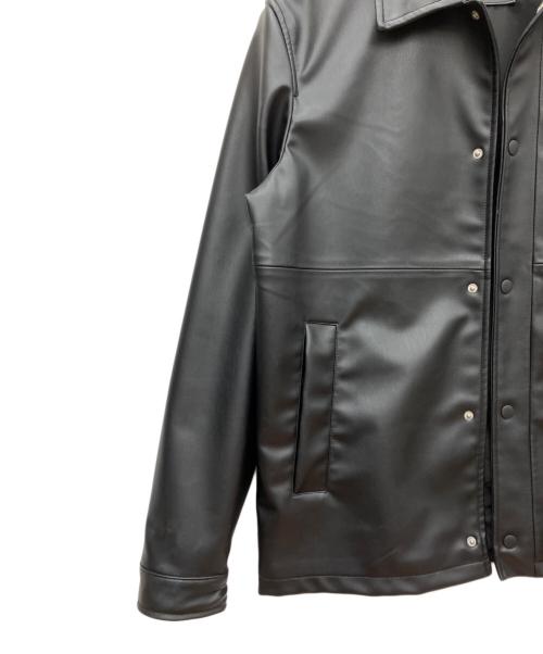 ZARA（ザラ）ZARA (ザラ) DNWR フェイクレザージャケット ブラック サイズ:Sの古着・服飾アイテム