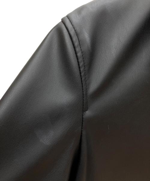 ZARA（ザラ）ZARA (ザラ) DNWR フェイクレザージャケット ブラック サイズ:Sの古着・服飾アイテム