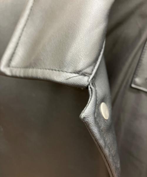 ZARA（ザラ）ZARA (ザラ) DNWR フェイクレザージャケット ブラック サイズ:Sの古着・服飾アイテム