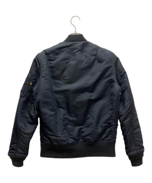 ALPHA（アルファ）ALPHA (アルファ) MA-1ジャケット ブラック サイズ:SMALLの古着・服飾アイテム