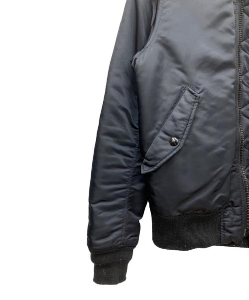 ALPHA（アルファ）ALPHA (アルファ) MA-1ジャケット ブラック サイズ:SMALLの古着・服飾アイテム