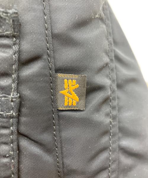 ALPHA（アルファ）ALPHA (アルファ) MA-1ジャケット ブラック サイズ:SMALLの古着・服飾アイテム