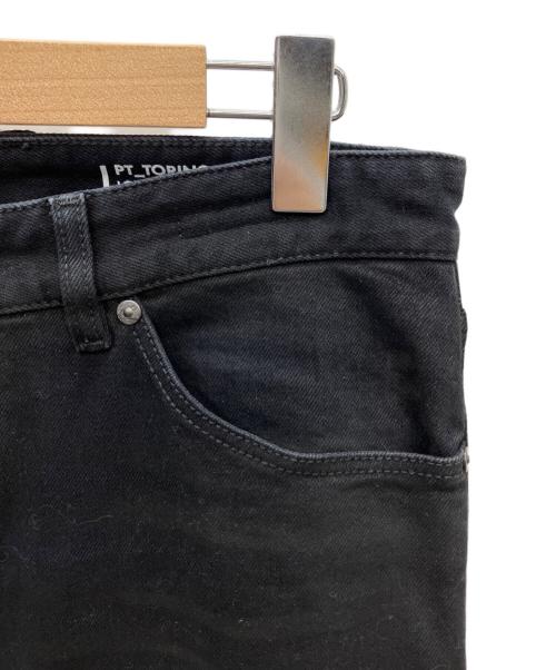 PT TORINO（ピーティートリノ）PT TORINO (ピーティートリノ) ストレッチデニムパンツ ブラック サイズ:SIZE 83.5cm (W33)の古着・服飾アイテム