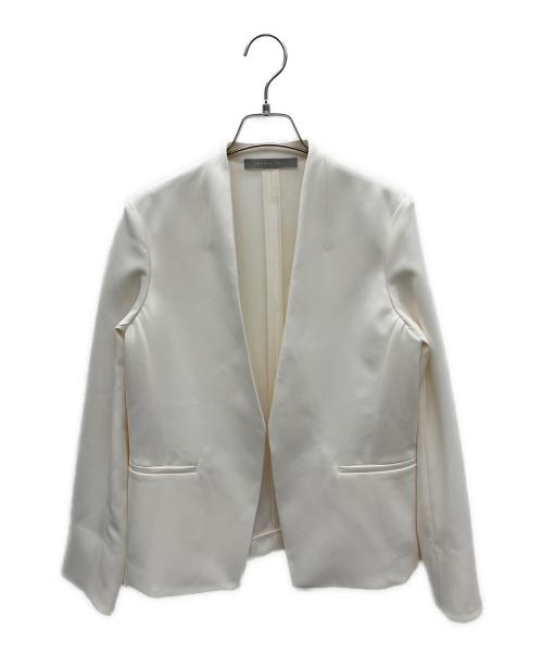 theory luxe（セオリーリュクス）theory luxe (セオリーリュクス) ノーカラージャケット ホワイト サイズ:36の古着・服飾アイテム