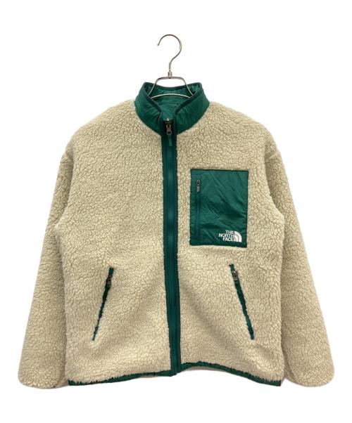 THE NORTH FACE（ザ ノース フェイス）THE NORTH FACE (ザ ノース フェイス) リバーシブルエクストリームパイルフリースジャケット グリーン×ベージュ サイズ:SIZE XSの古着・服飾アイテム