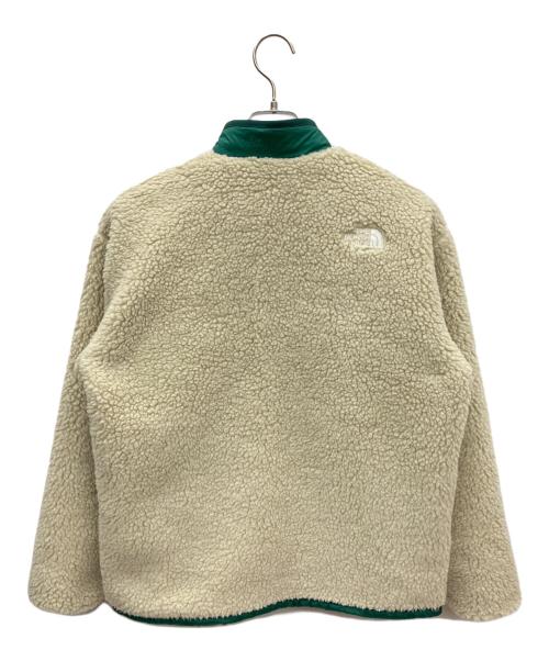 THE NORTH FACE（ザ ノース フェイス）THE NORTH FACE (ザ ノース フェイス) リバーシブルエクストリームパイルフリースジャケット グリーン×ベージュ サイズ:SIZE XSの古着・服飾アイテム