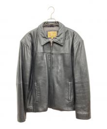 BOSTON HARBOUR（ボストンハーバー）の古着「レザージャケット」｜ブラック