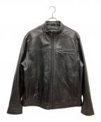 BOSTON HARBOURボストンハーバー）の古着「レザージャケット」｜ブラック